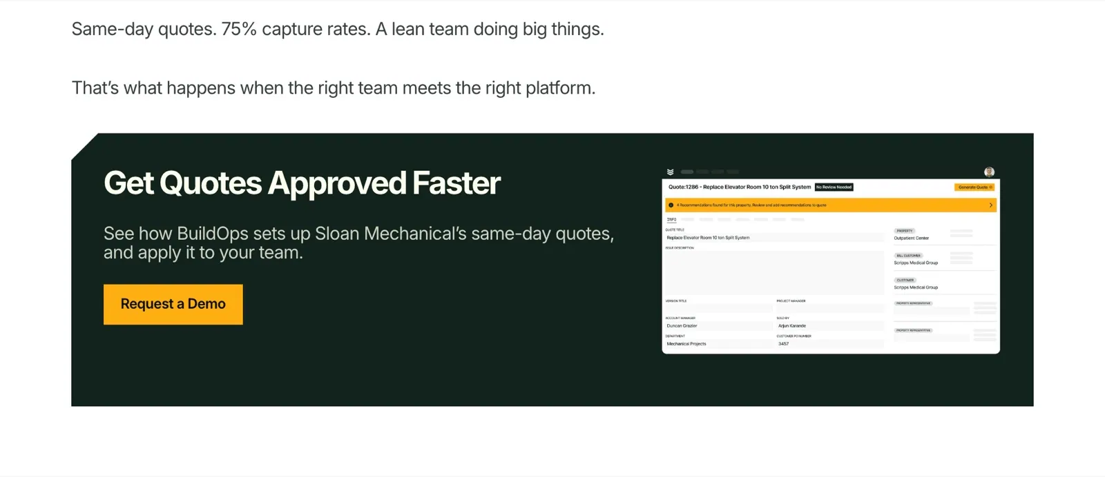 A banner block inside a BuildOps blog post