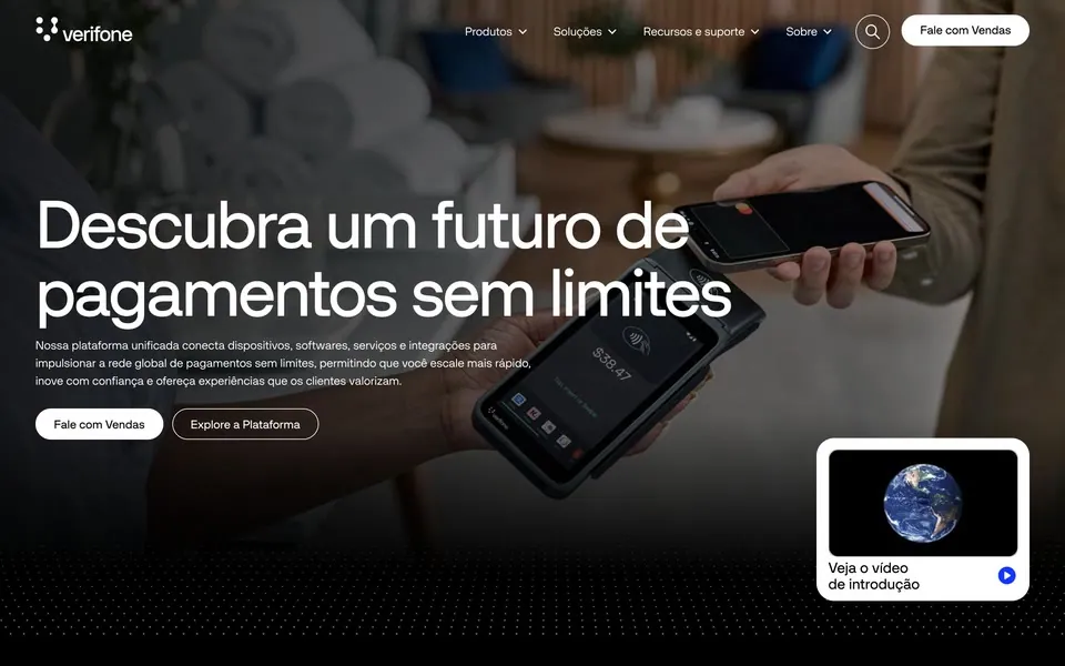 Home page in pt-br