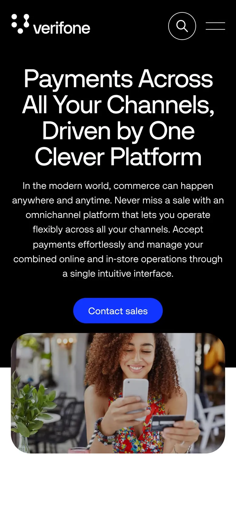 Verifone on a phone